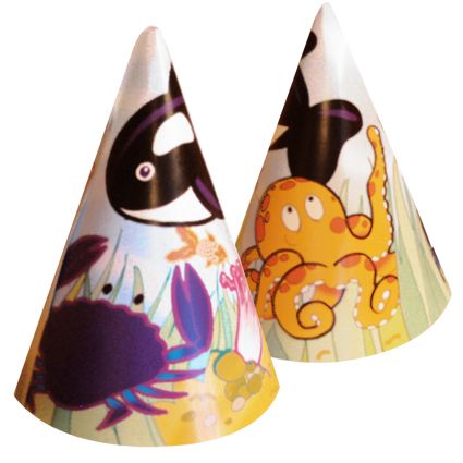 Sealife Cone Hat - Each