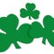St. Patrick's Day Irish Lucky Shamrock Cutouts - 30cm - Pack of 9