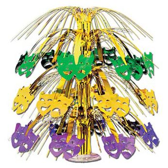 Mardi Gras Cascade Centrepiece - 45.7cm