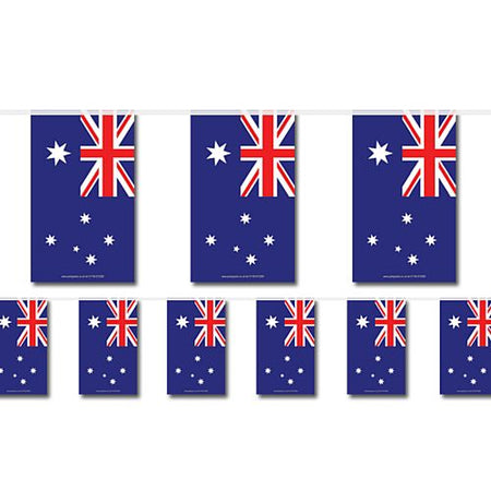Australian Flag Flag Bunting - 2.4m