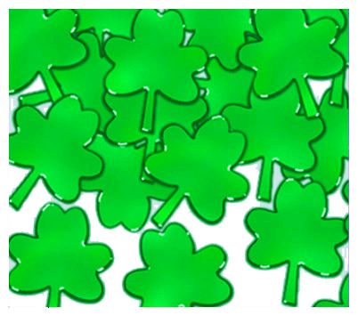 Green Shamrock Confetti 1oz