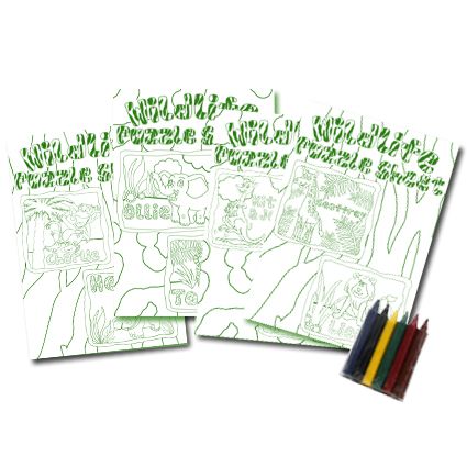 Jungle Colouring Activity Pack - Pack of 100