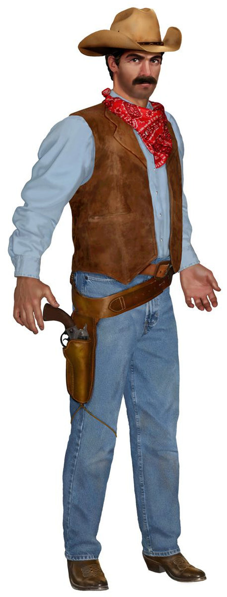 Cowboy Jointed Cutout Wall Decoration - 90cm