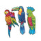 Exotic Bird Cutouts - Assorted Designs - 43.2cm - Pack of 3