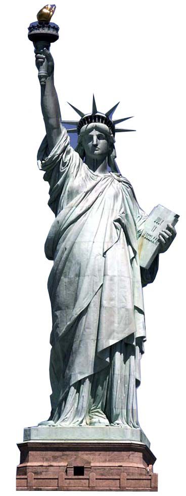 Statue of Liberty Cardboard Cutout - 1.91m