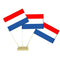 Dutch Paper Table Flags 15cm on 30cm Pole