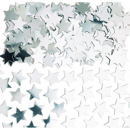 Silver Stars Confetti - 14g