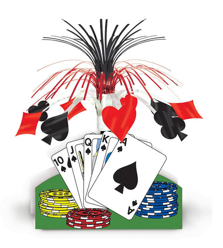 Playing card centrepiece 15