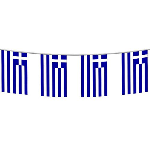 Greek flag Bunting 2.4m