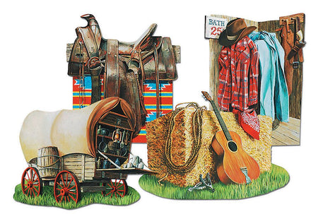 Cowboy Cutouts - Set of 4 - 16
