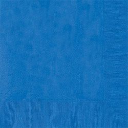 Blue Luncheon Napkins - Pack of 50 - 33cm