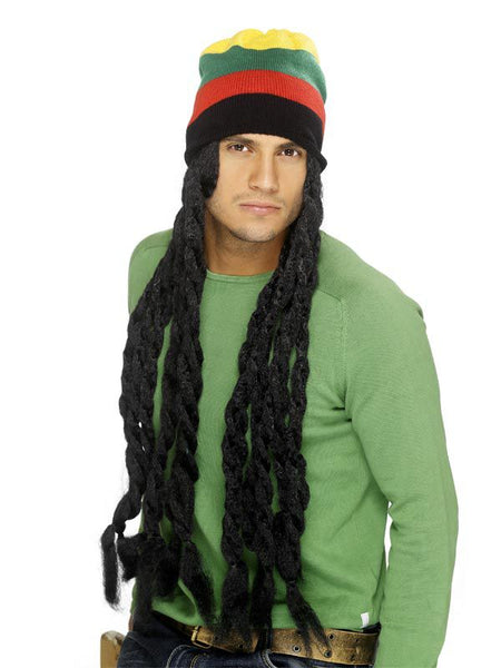 Rasta Hat With Lond Dreadlocks