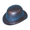 Black Glitter Bowler Hat