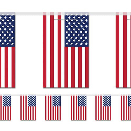 American Flag Bunting - 2.4m