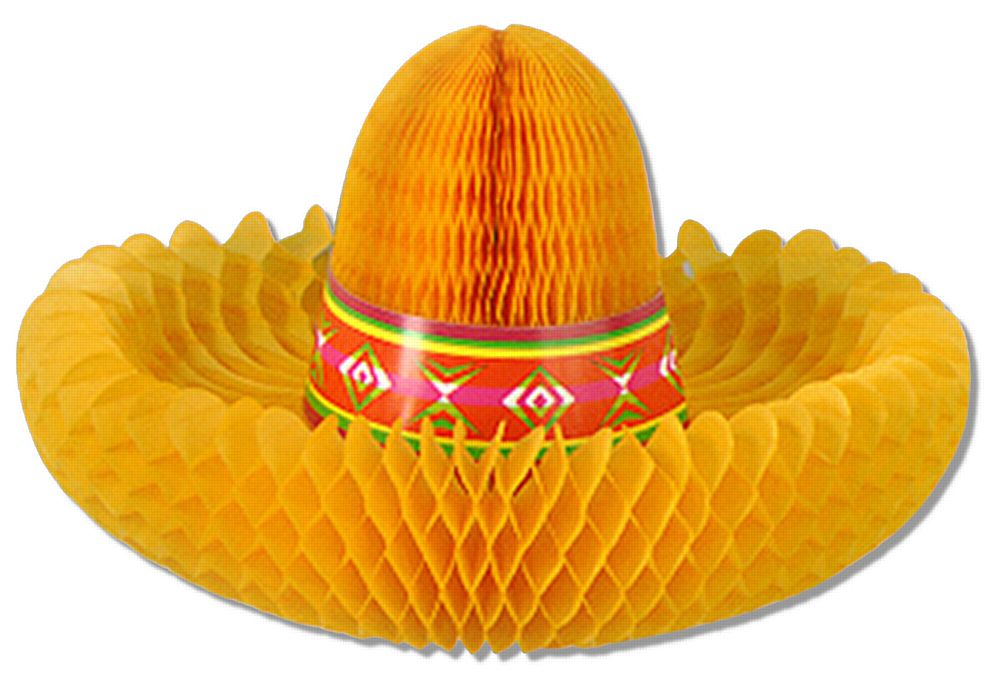 Sombrero centrepiece 12"