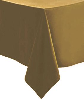 Gold Paper Tablecloth 1.4m x 2.8m