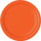Orange Paper Plate - Each - 9