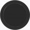 Black Paper Plates - Each - 9