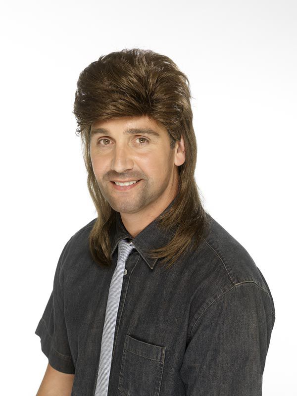 Classic Brown Mullet Wig