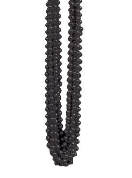 Black Party Beads - Pack of 12
