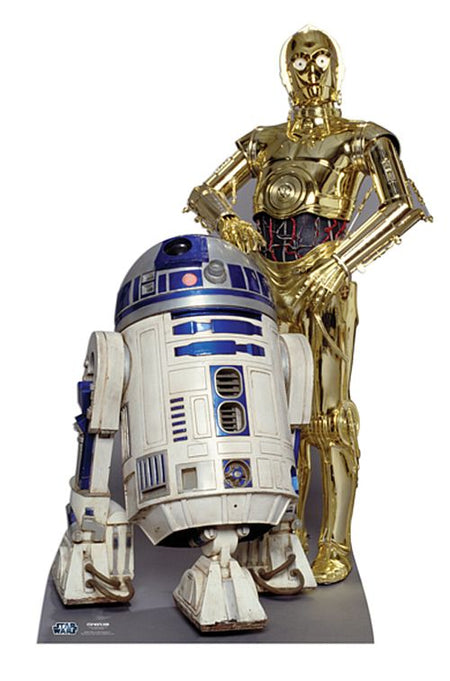 Star Wars C-3PO and R2-D2 Cardboard Cutout - 1.66m