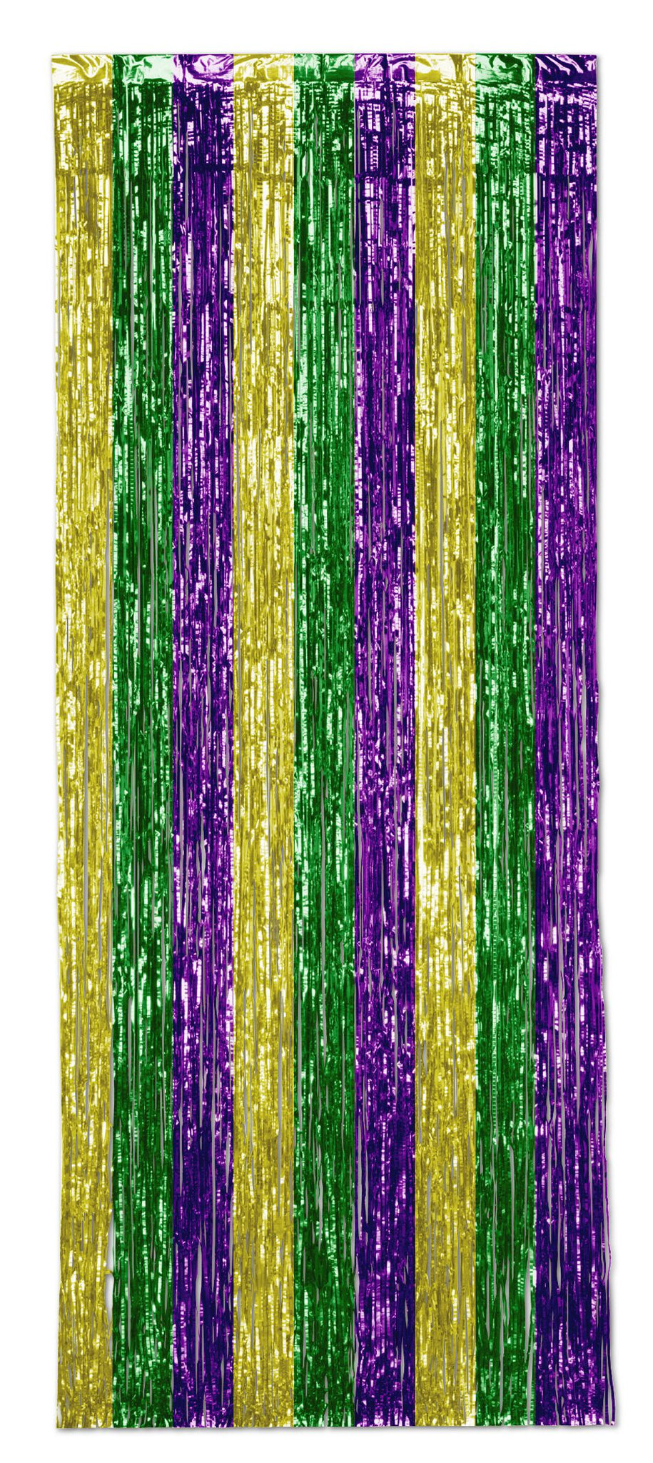 Gold, Green And Purple Shimmer Curtain - 2.5m