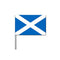 St. Andrews Cloth Flag On Pole 18ins x 12ins