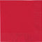 Red Luncheon Napkins 33cm - pack of 50