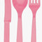 Pink Cutlery - Pack of 24