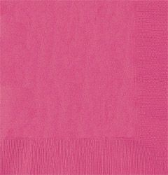 Hot Pink Luncheon Napkins 33cm - pack of 50