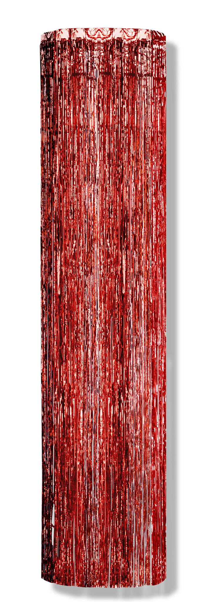 Red Metallic Column - 8ft x 1ft