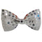 Silver Sequin Bow Tie