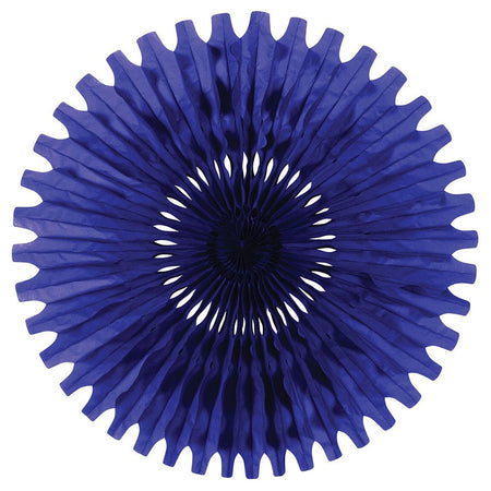 Blue Paper Fan - 63.5cm