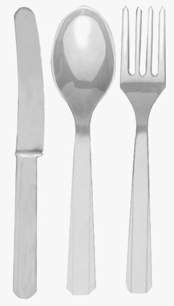 Silver Cutlery - Pack of 24