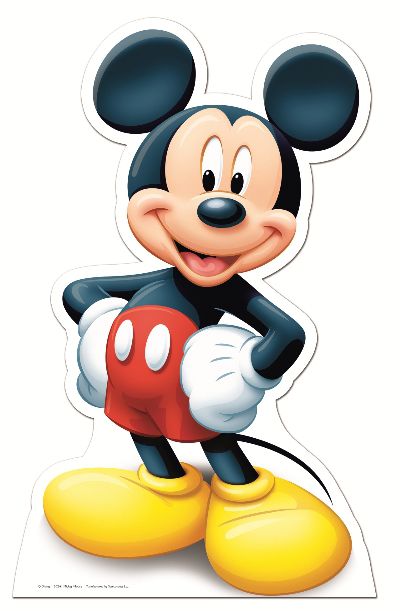 Disney Mickey Mouse Cardboard Cutout - 88cm