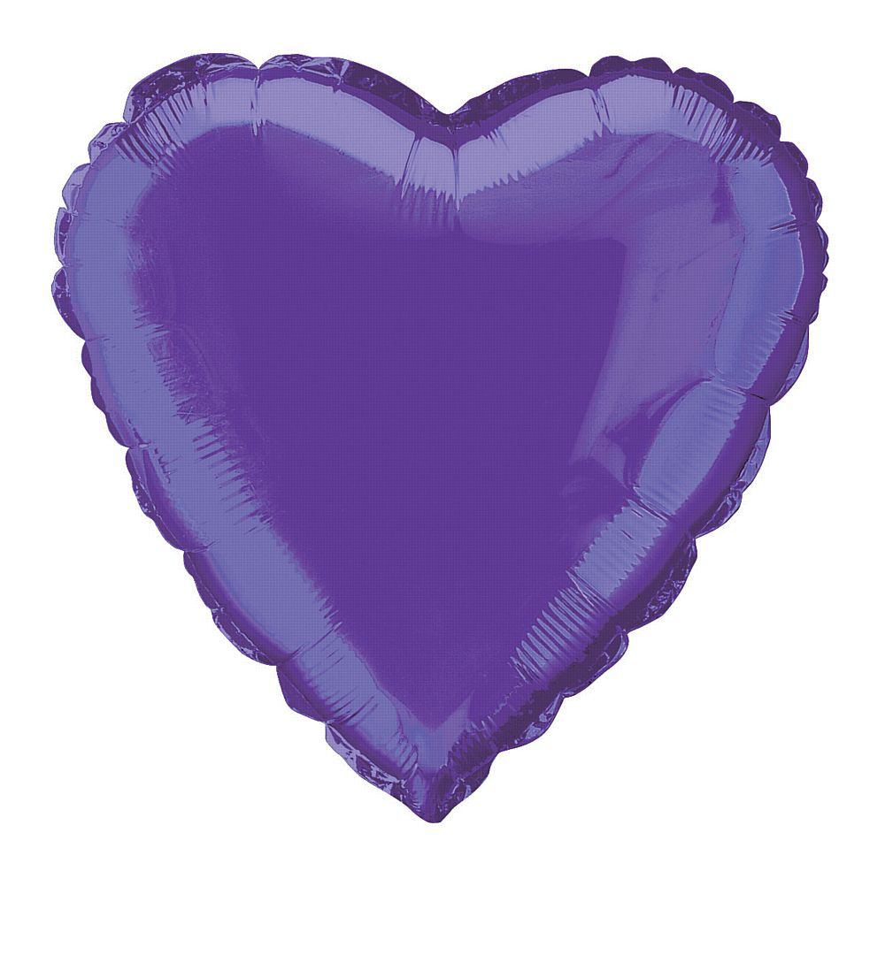 Purple Heart Foil Balloon 18"