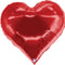 Red Card Suit Heart Foil Balloon 35