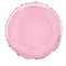 Pastel pink round foil balloon - 18