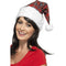 Red Tartan Santa Hat