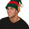 Red & Green Elf Hat with Ears