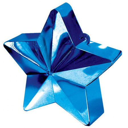 Blue Star Balloon Weight - 6oz - 10cm