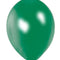 Emerald Green Metallic Latex Balloons - 12