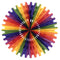 Multicolour Paper Fan - 63.5cm