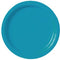 Turquoise Teal Paper Plates - Each - 9