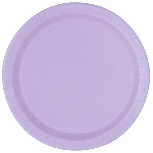 Pastel Lilac Paper Plates - Each - 9"