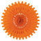 Orange Tissue Paper Fan - 63.5cm