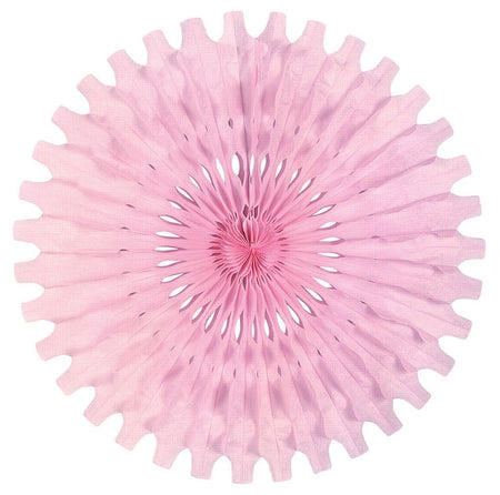 Pastel Pink Paper Fan - 63.5cm