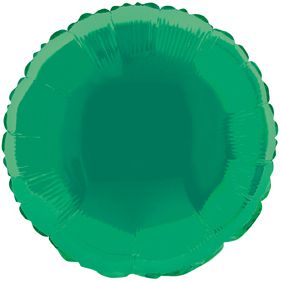 Green Round Foil Balloon - 18