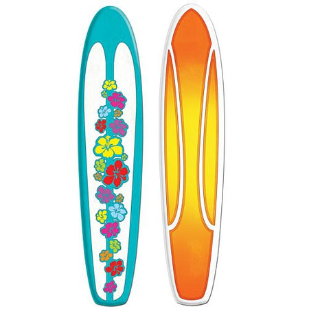 Surfboard Jointed Cutout Wall Decoration - 1.5m