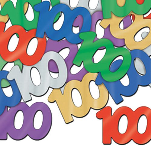 100th Birthday Age Confetti - 14g